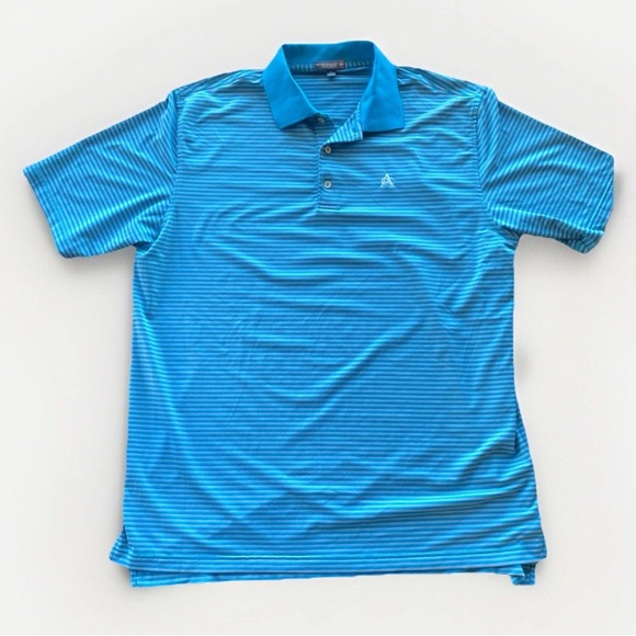 Peter Millar Other - Peter Millar Summer Comfort Polo Shirt Mens Extra Large Striped Stretch Golf